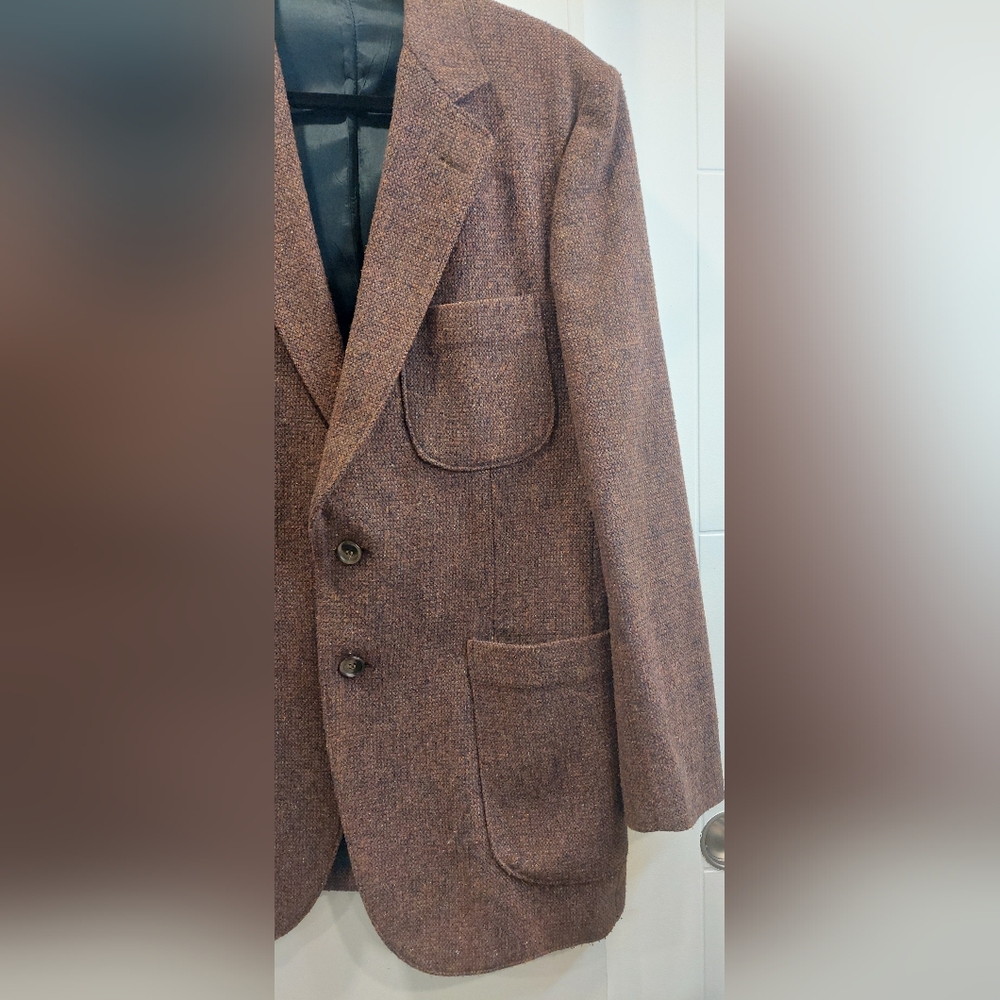 Classic Men's Brown Blazer - Picture 3 of 9